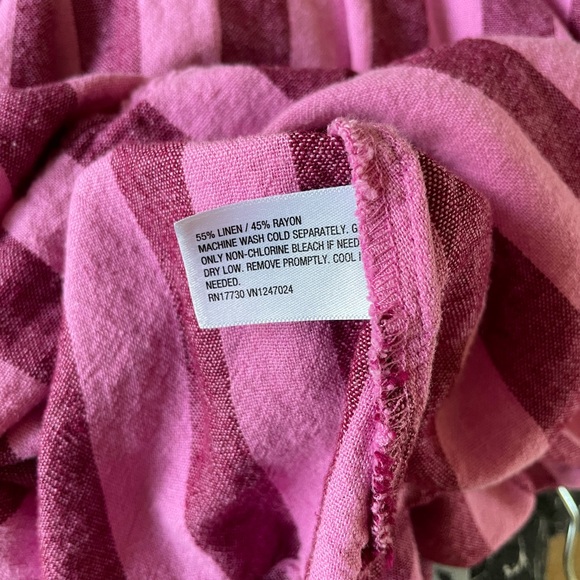 Target A New Day striped linen midi skirt - Picture 5 of 5